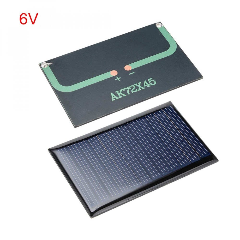 uxcell® 5Pcs 6V 60mA Poly Mini Solar Cell Panel Module DIY for Light