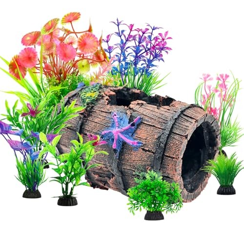 Fish Broken Barrel Decor Fish Tank Decorations Betta Fish Tank