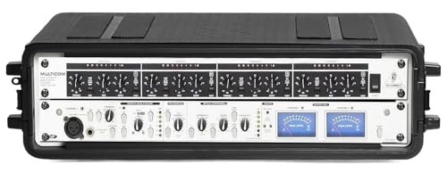 2U Rack Case Shallow 12" Depth, 19" Rackmount Flight 2U Rack Space 12" Deep