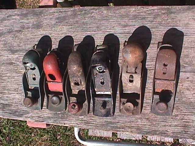 RUSTY WOOD BLOCK PLANE PARTS
