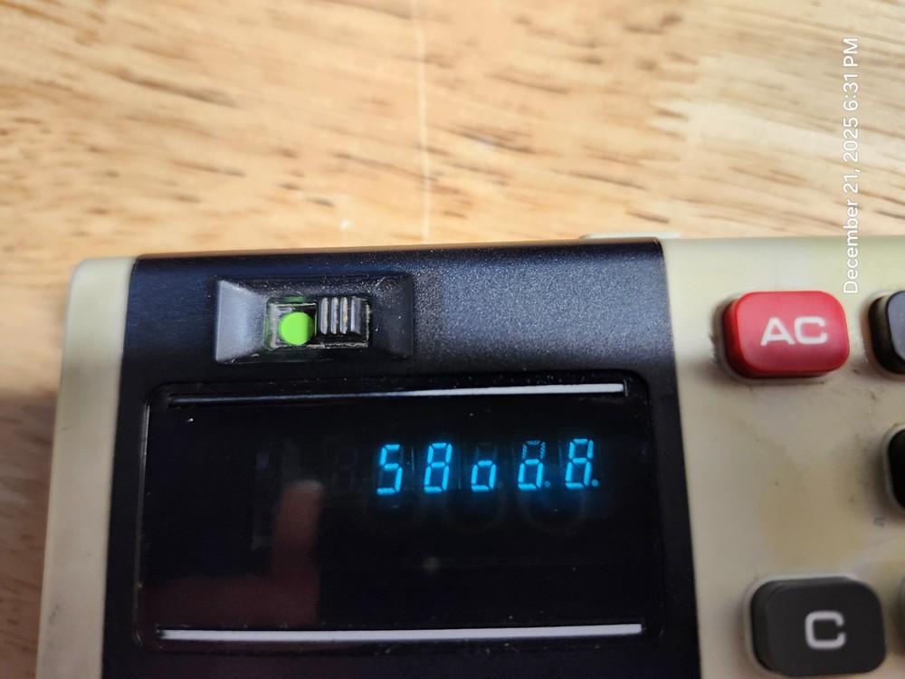 Vintage Calculator CASIO Personal Mini Electronic Casio Computer Japan