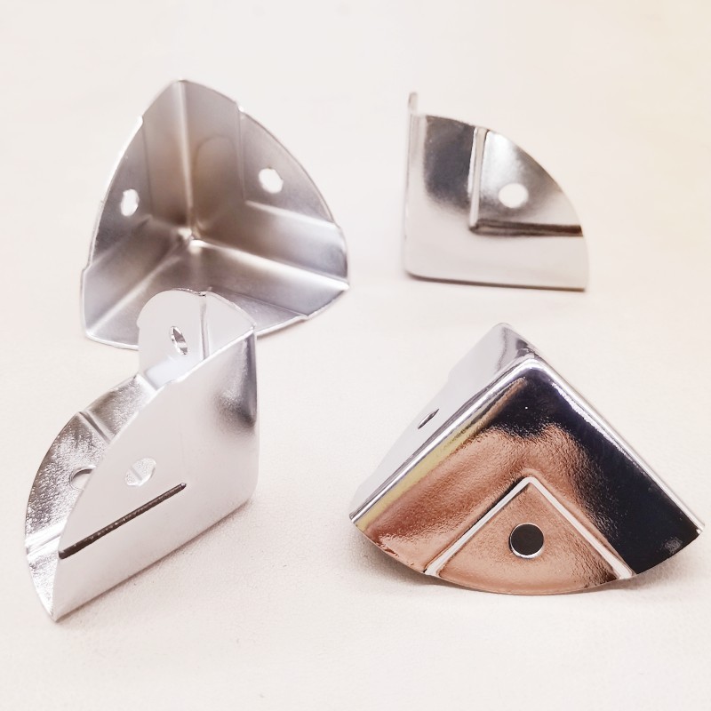 Metal Crashproof Box Corner Protectors Edge Protector Iron Chrome Plating