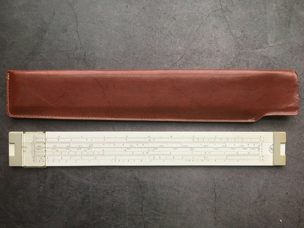 Pickett Trainer Model 120 Slide Rule w Case