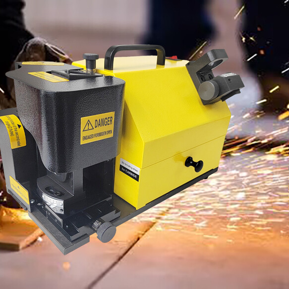 4mm-14mm End Mill Sharpener Drill Bit Grinding Machine Angle Adjustable 6 Clamps