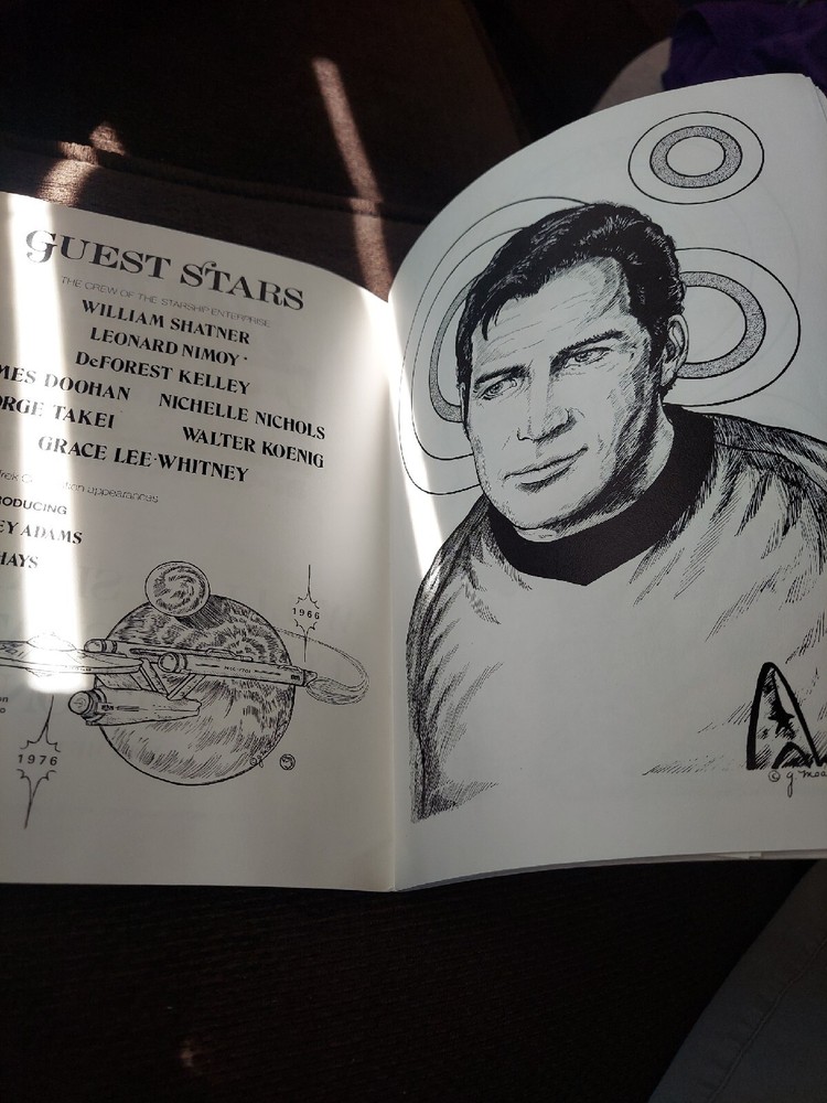 Star Trek Bicentennial 1976 Souvenir Program 3 Autos Doohan Gerrold