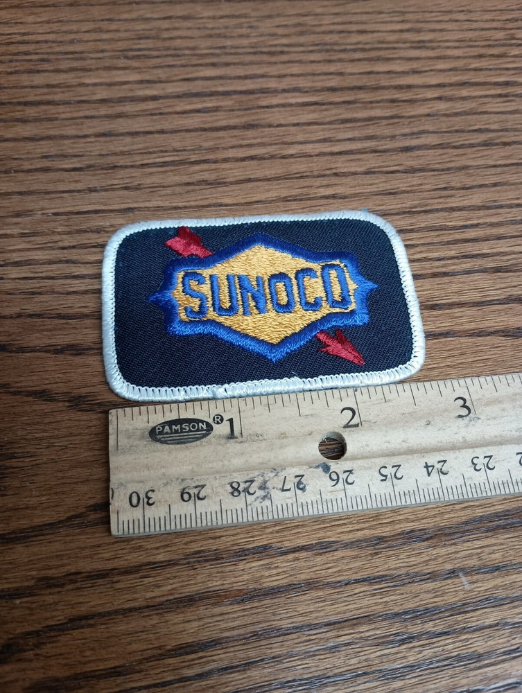 Sunoco Gasoline Attendant Patch Vintage Black Version