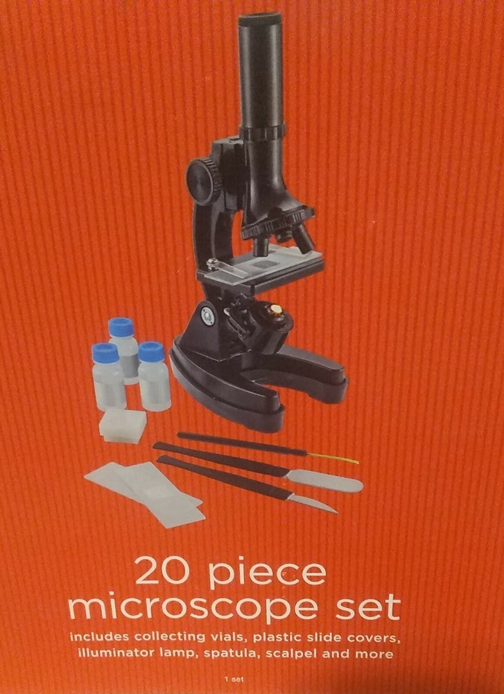 Target Store Brand 20 Piece Microscope Set  New