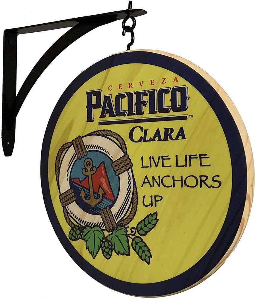 Pacifico Clara Double Sided Pub Sign