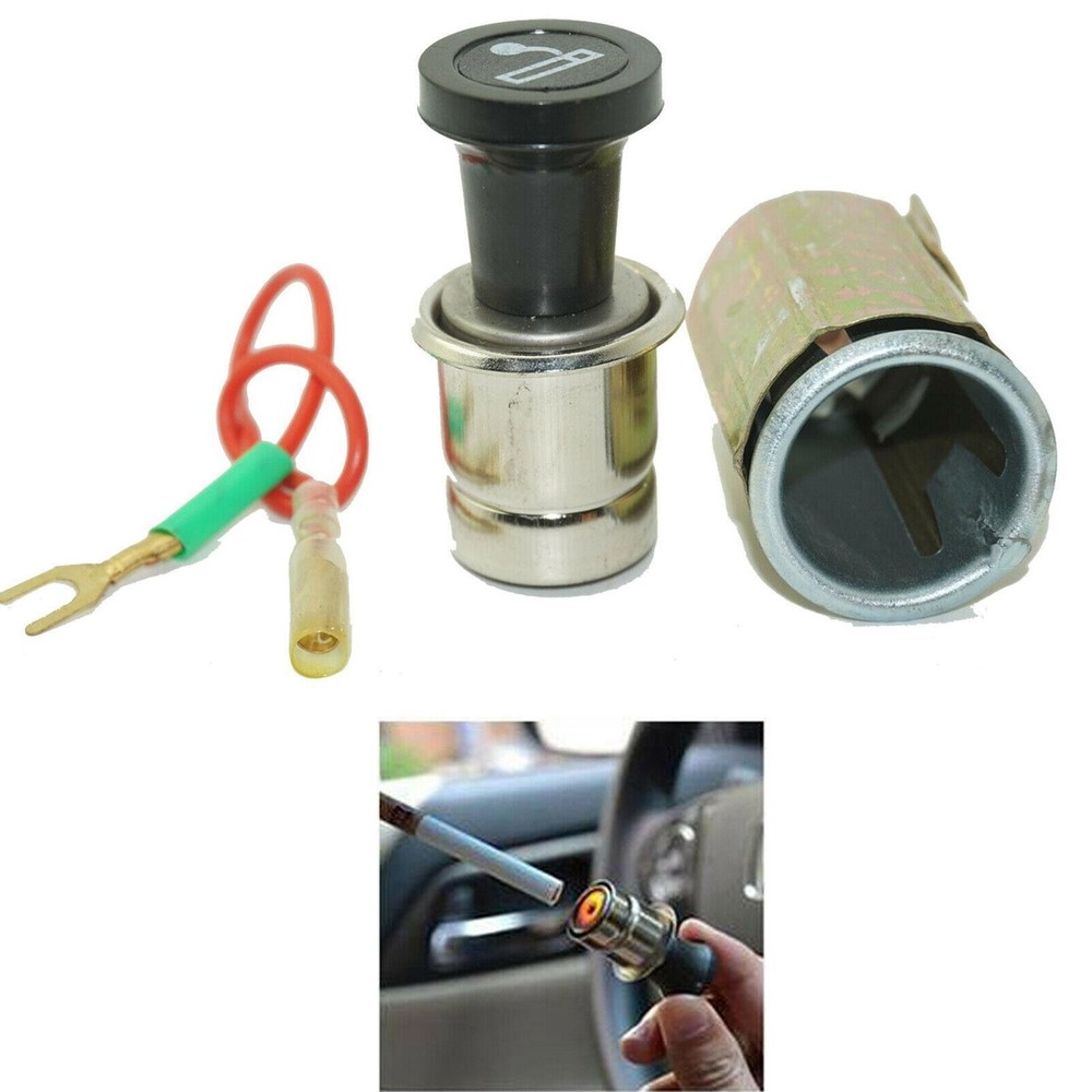 Universal Auto Cigarette Lighter DC 12V Car Plug & Socket Assembl Replacement