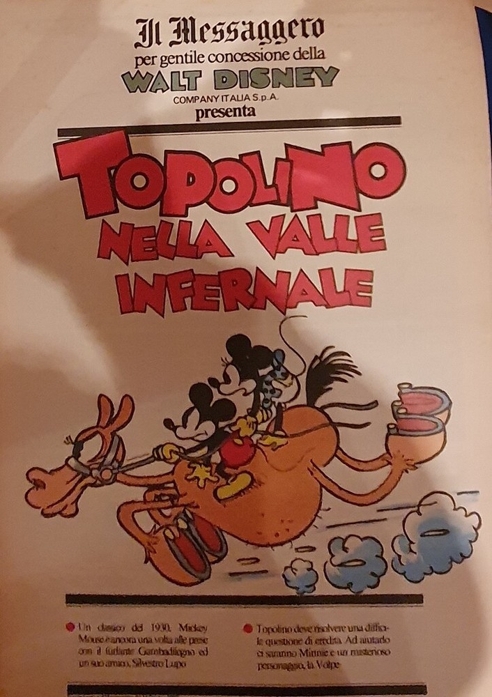MESSENGER MOUSE IN THE INFERNAL VALLEY