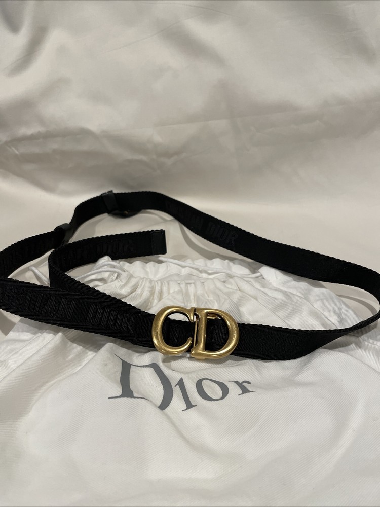 BNWT DIOR FABRIC CD BELT