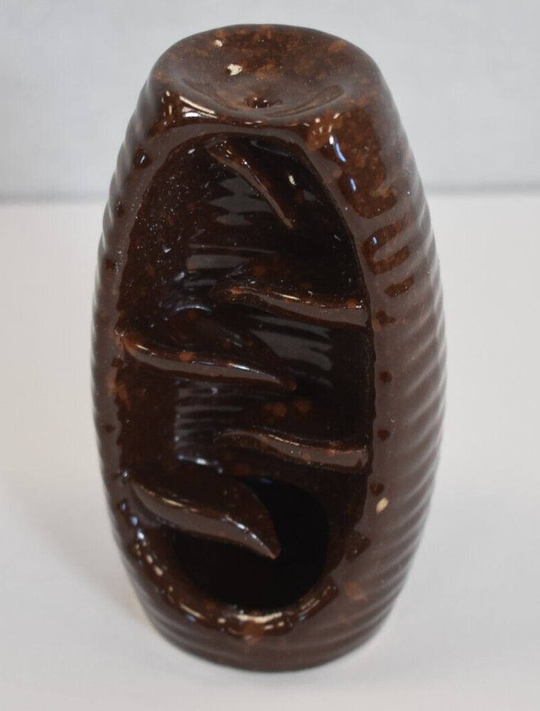 Backflow Incense Burner Waterfall 2-7/8" x 5" Brown BFB-BOT