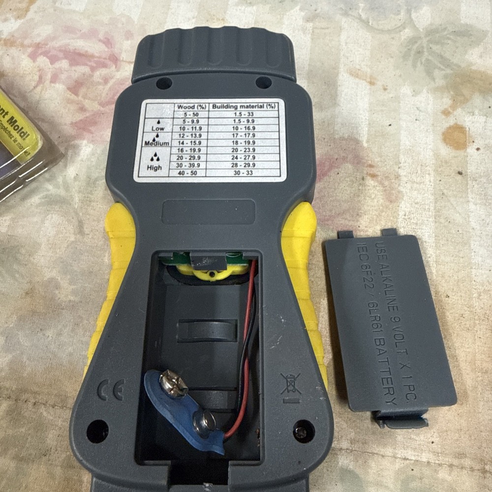 General Tools & Instruments MMD4E Digital Moisture Seeker Meter untested