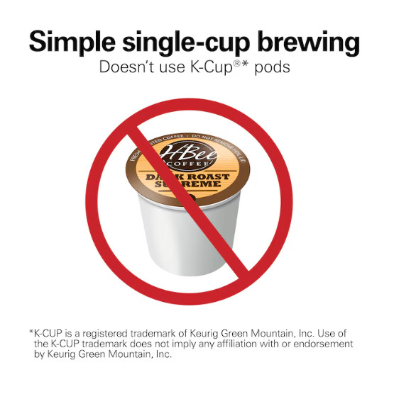 Hamilton Beach 2-Way Coffee Maker 12 Cup Single Serve Programmable Black