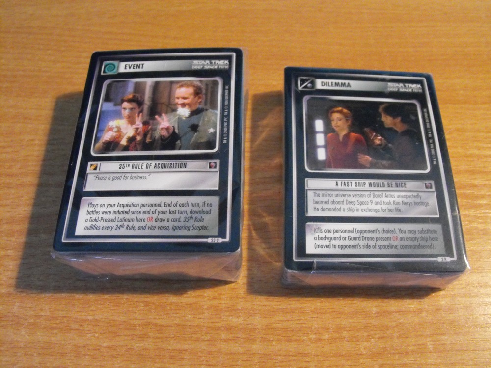 STAR TREK CCG MIRROR MIRROR COMPLETE MASTER SET INCLUDING UR SPOCK