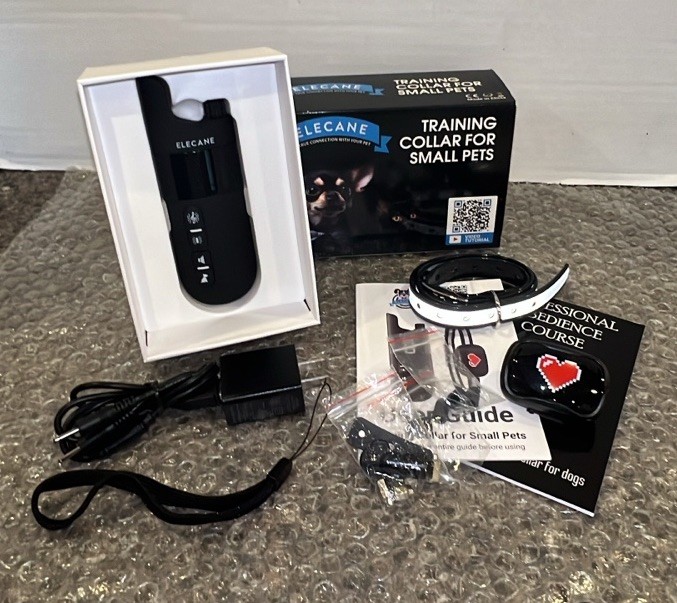 ELECANE HUMANE Training Collar Small Pets 4-20 lbs Rechargeable Remote Control