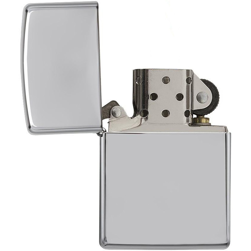 Zippo High Polished Chrome Pocket Lighter
