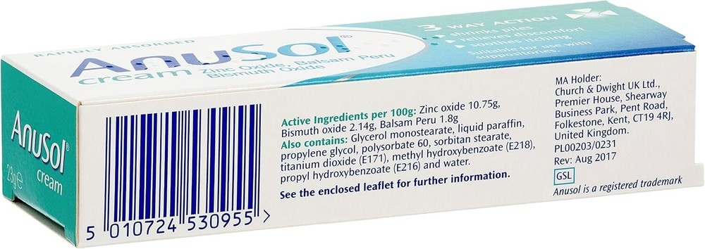 Anusol Hemorrhoids Treatment Cream 23G