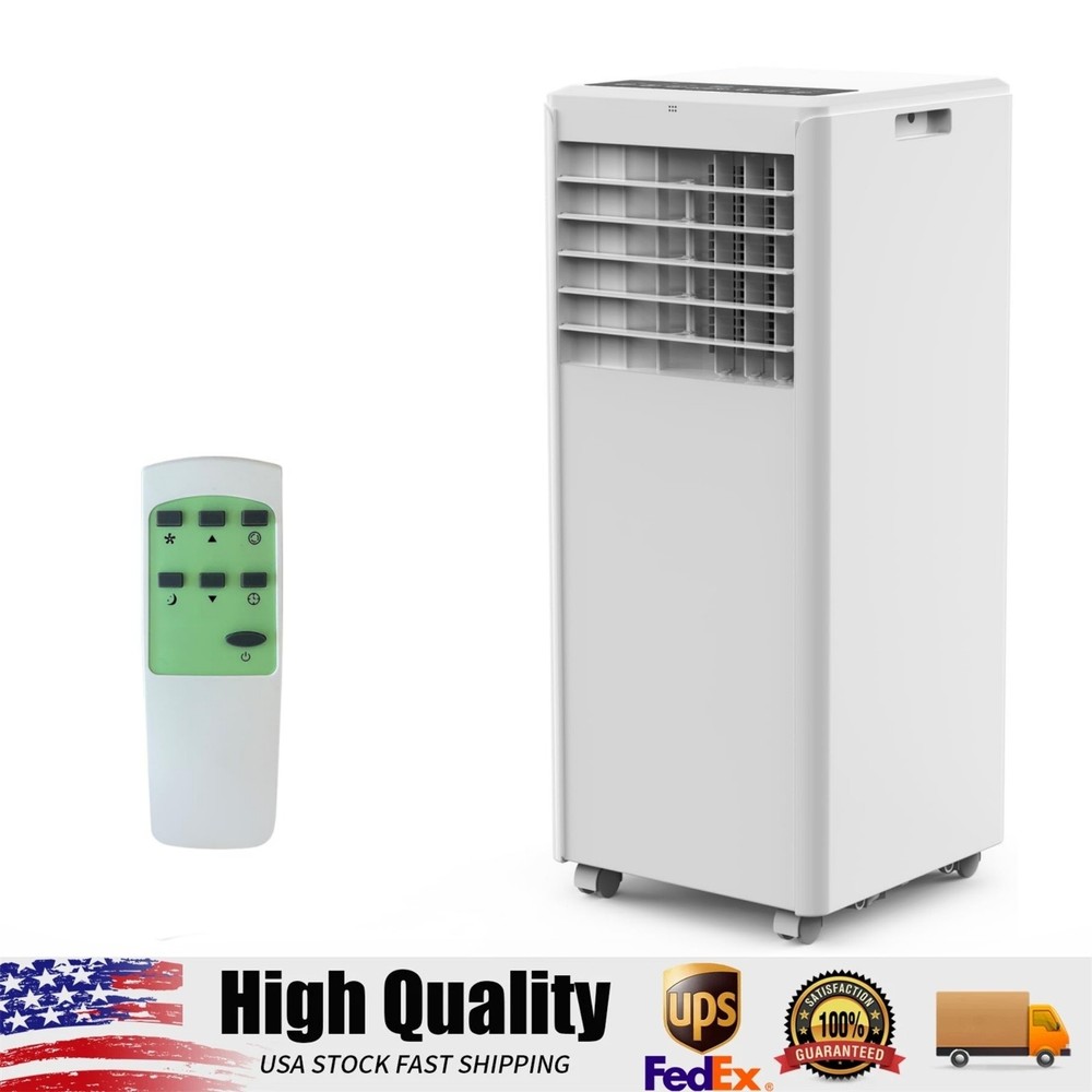 8,000 BTU Portable Air Conditioner, AC Unit Built-In Cool, Dehumidifier & Fan