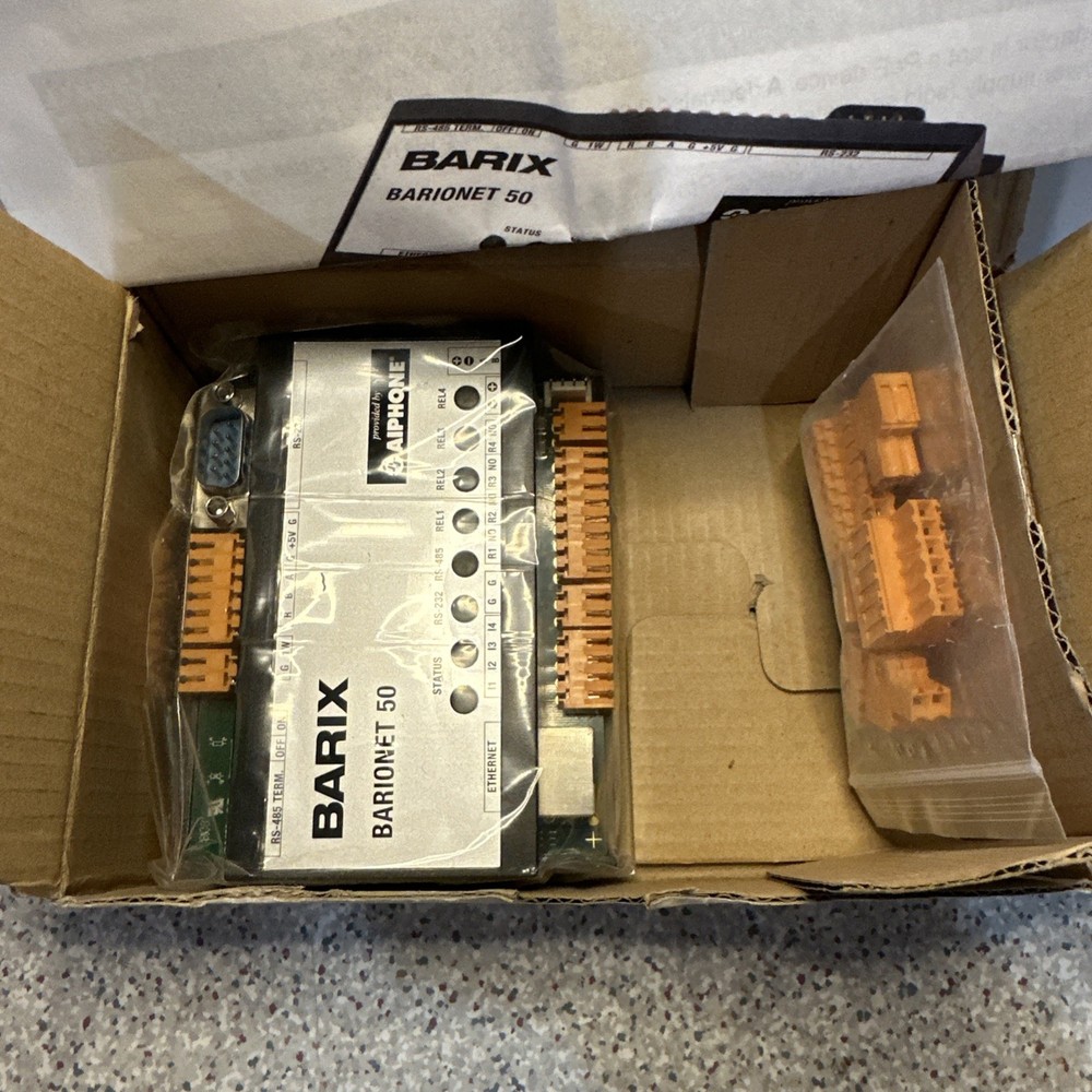 Aiphone Barix RY-IP44 Barionet 50 Intercom Input/Output Network Relay Adapter