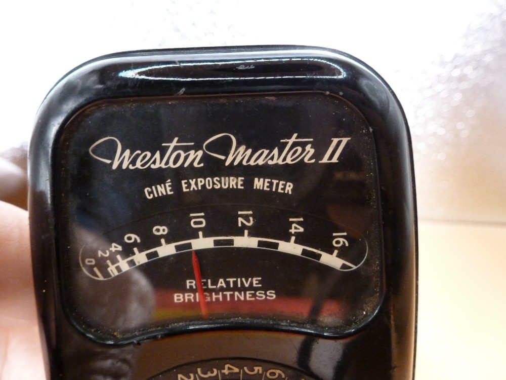 Vintage Weston Master II CINÉ EXPOSURE METER Model 736 & Case