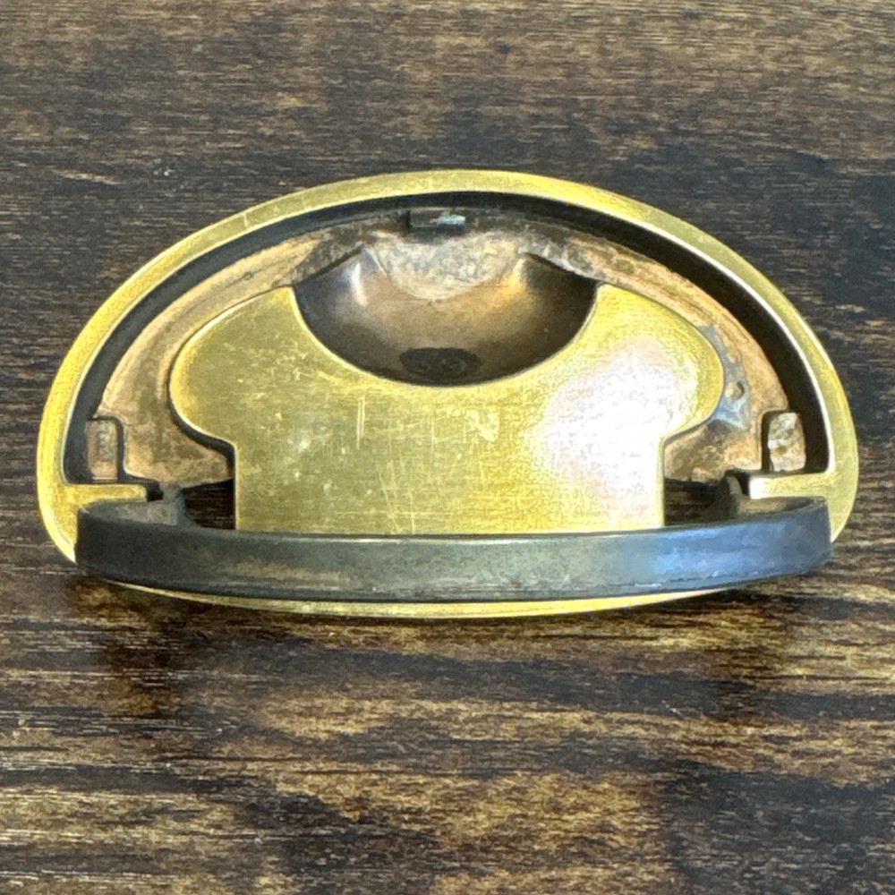 Drexel Passage Drawer Pull Handle Campaign Brass KBC N-16827 Replacement MCM