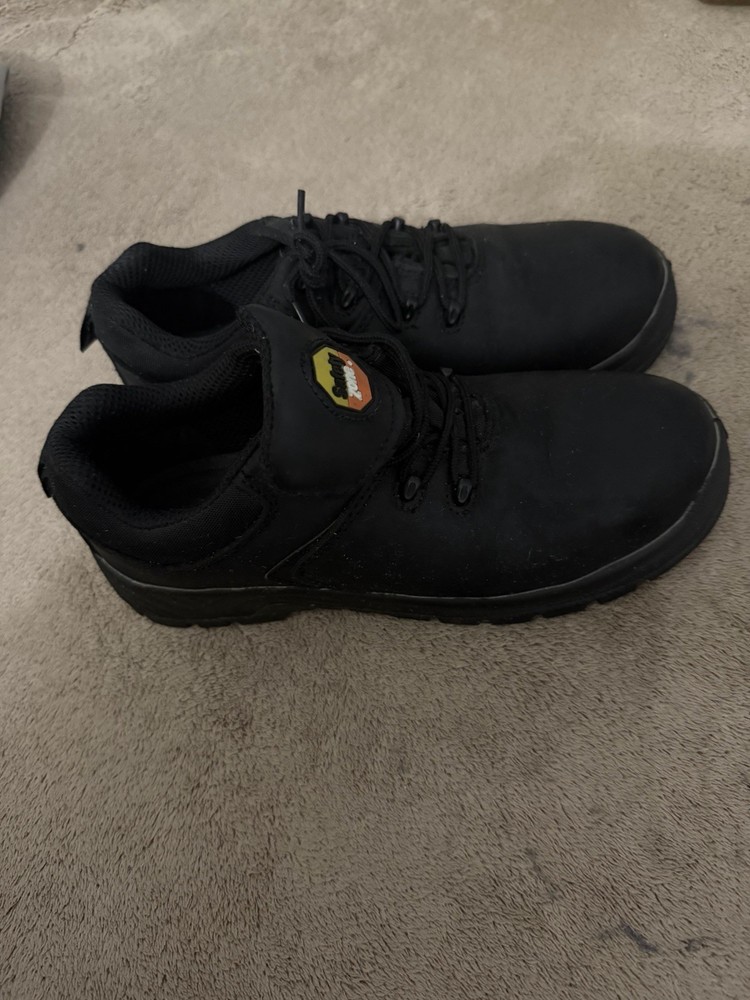 Work Shoes Safety Zone Black size 8