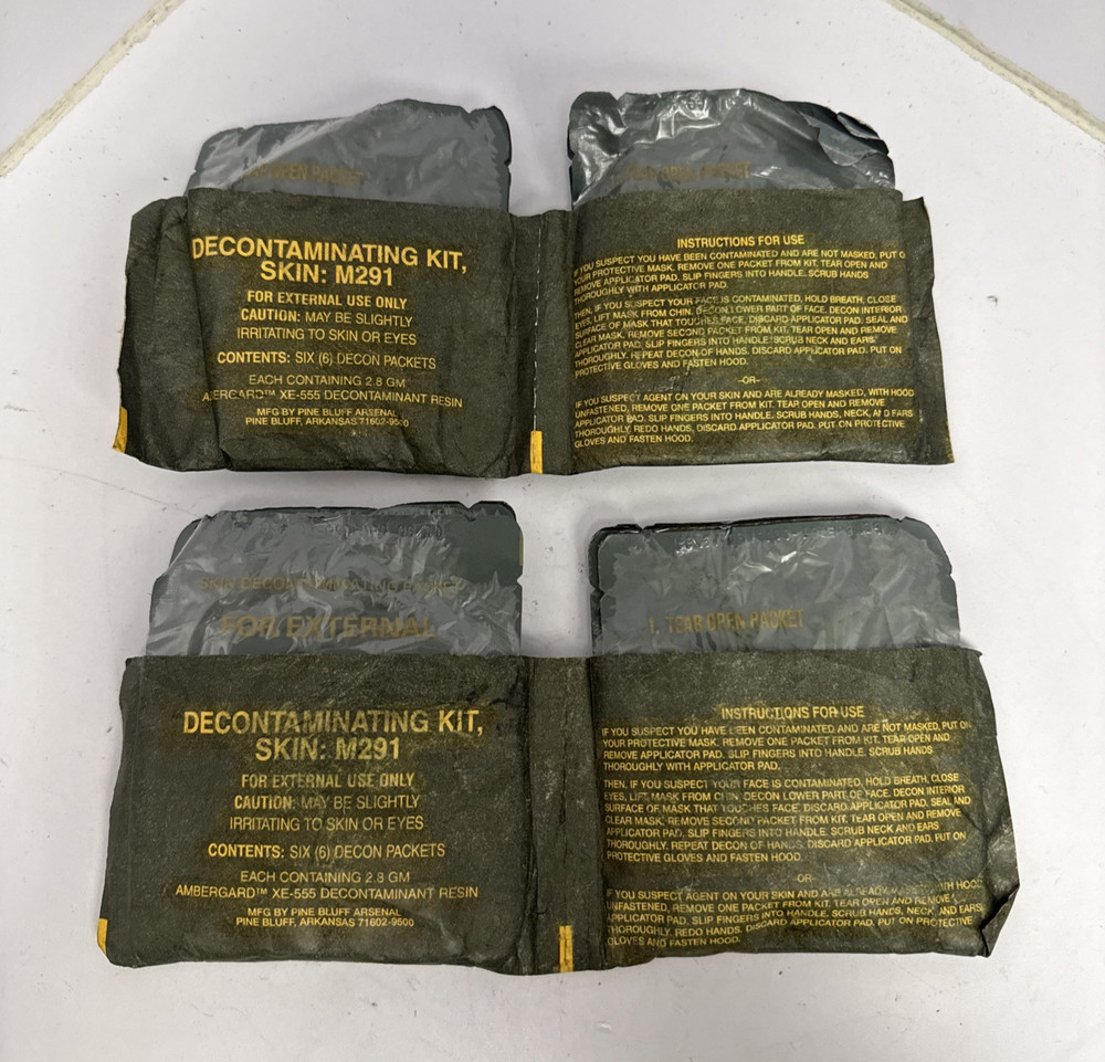 Decontaminating Kit Skin M291 12pc
