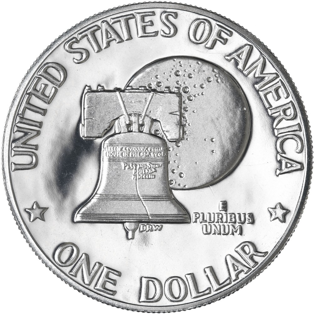 1976 S Eisenhower Dollar Gem DCam Proof CN-Clad Type 2