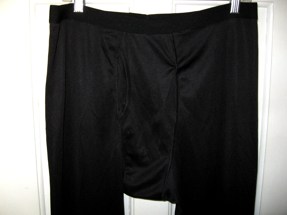Weatherproof Base Layer Pants Mens sz XL Black Lighter Weight EUC