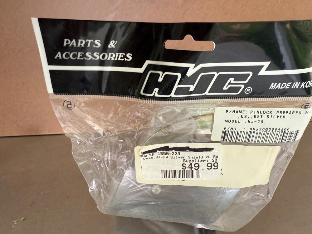 New HJC Model HJ-20 Sliver Shield