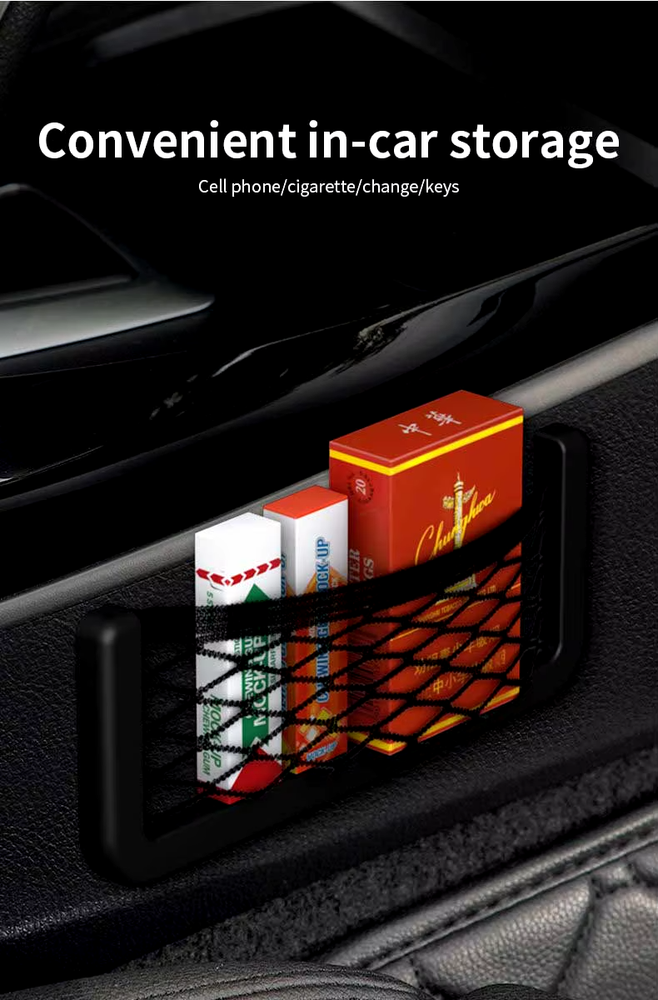 3 Size Bundle Mesh Net Holder ABS Plastic Frame Storage Cargo Pocket Organizer