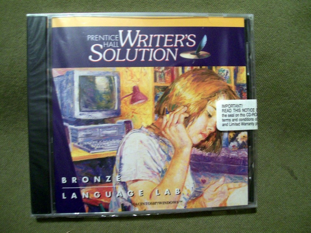 Prentice Hall Writer's Solution Bronze Writing Lab Version 1.3 Brand New