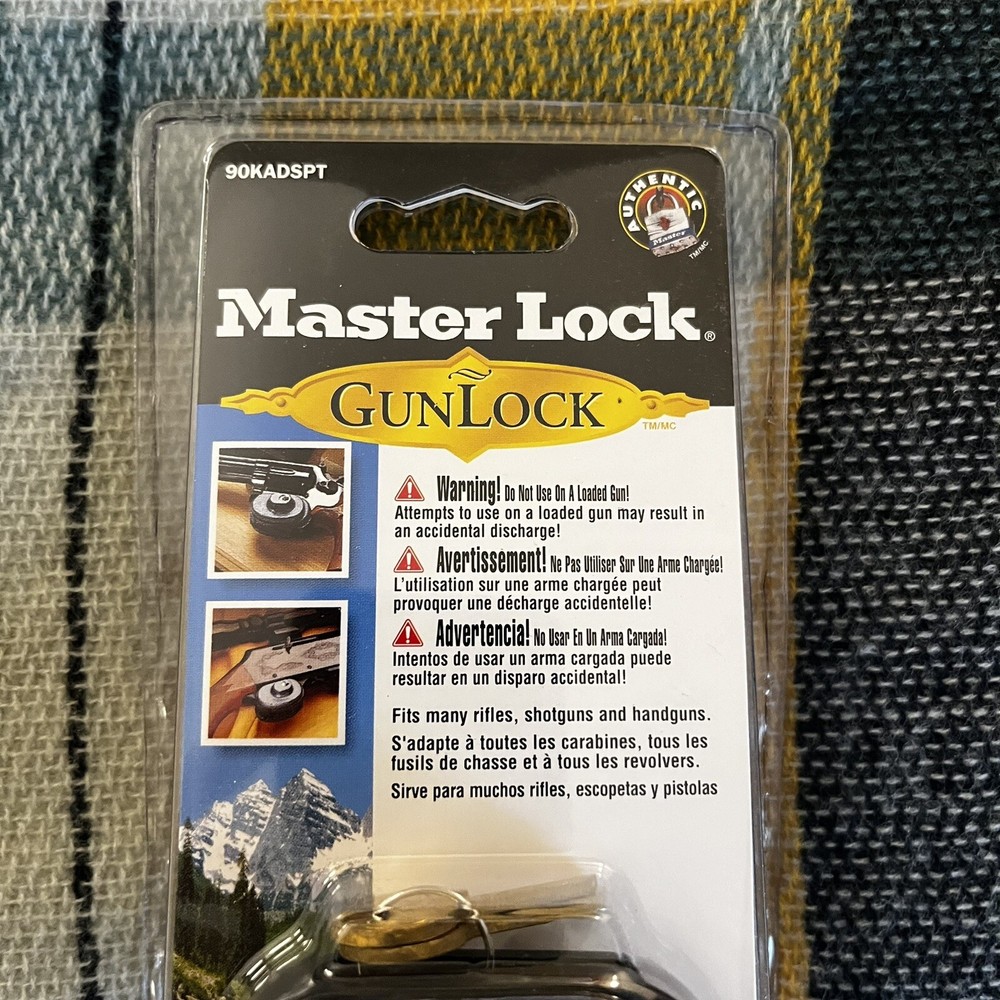 Master Lock 90KADSPT Keyed Gun Trigger Lock 1 Pack Gun Lock With 2 Keys