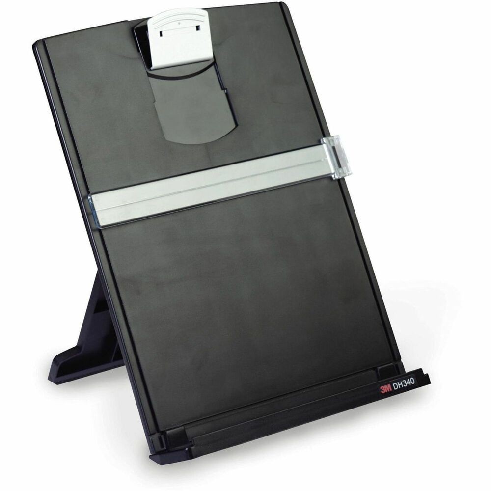 3M Desktop Document Holder - 12.1" Height x 9.7" Width x 2" Depth - Black,