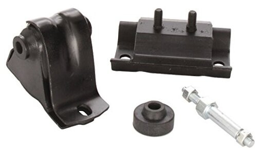 Crown Automotive 52019201K Engine Mount Kit Engine, Black