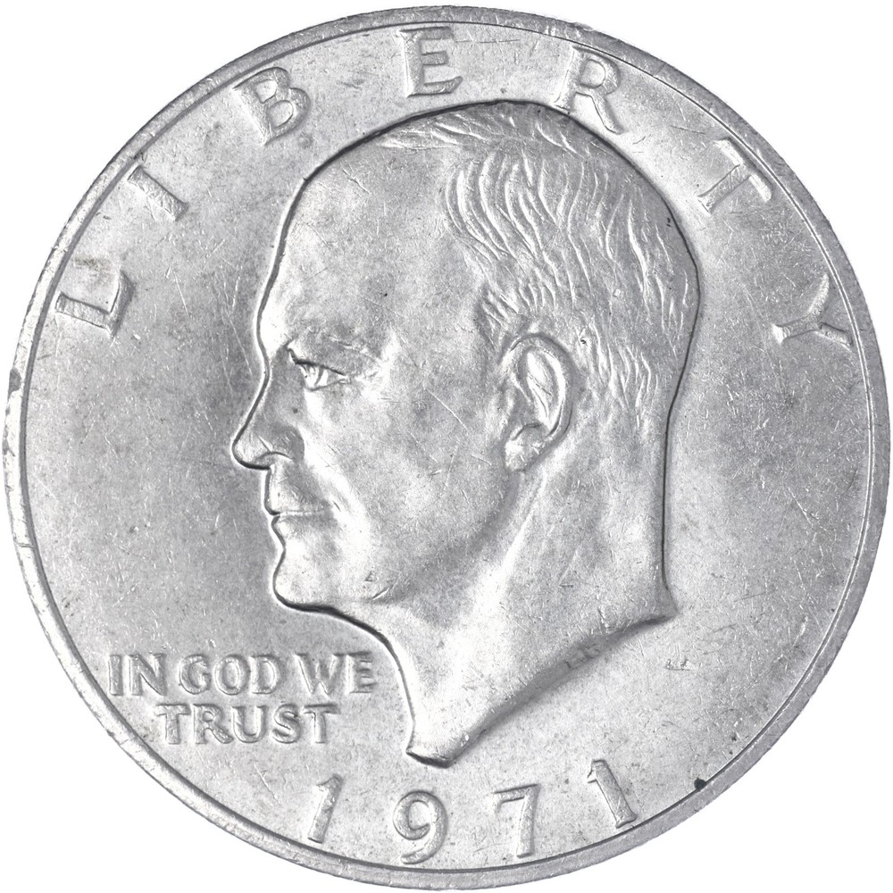 1971 (P) Eisenhower Dollar AU Ike
