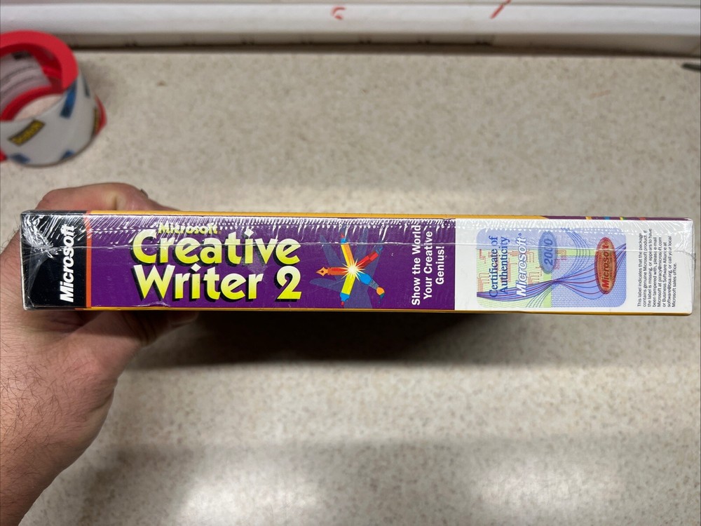 GENUINE Microsoft Creative Writer 2 0 Authentic NEW & SEALED Windows 95