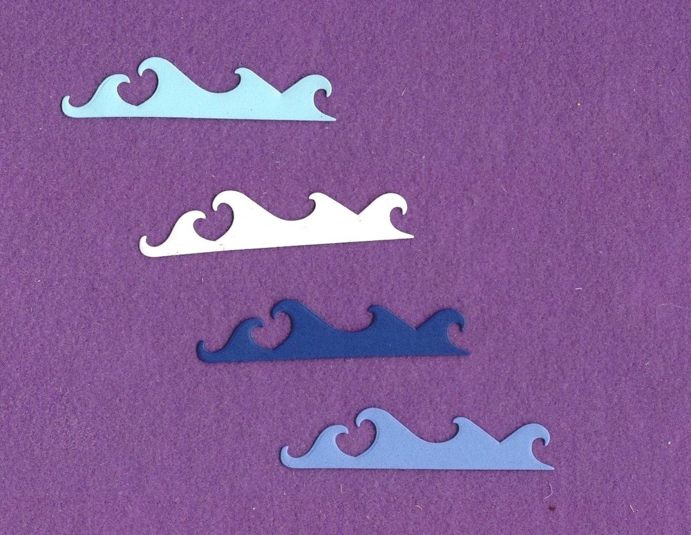 WAVE # 3 die cuts scrapbook cards