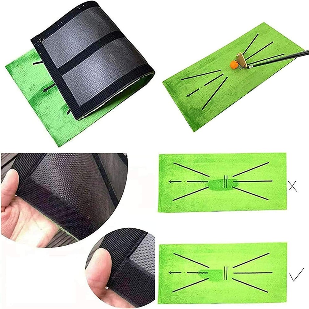 Golf Training Mat for Swing Detection Batting Practice Training Aid Game 30x60cm
