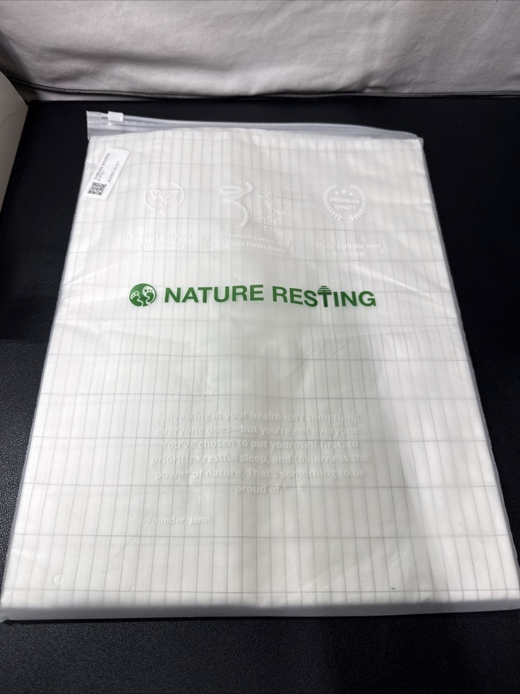 Nature Resting • Grounding Sheets 95% Organic Cotton 5% Silver