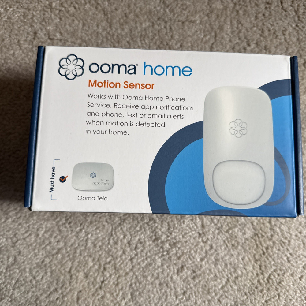 Ooma Home Motion Sensor 100-0222-200 for Ooma Telo, New, Open box