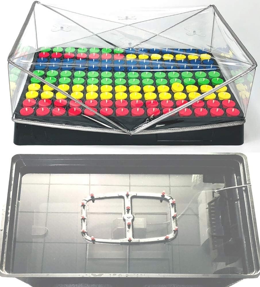 Efficient Clone Machine Collars 1.625 inch - 72 Pack with 12 Colorful Sprayers