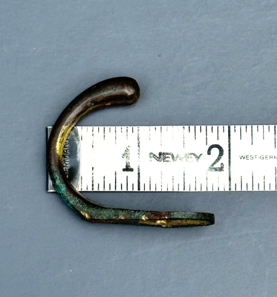 ANTIQUE BRASS COAT HOOK