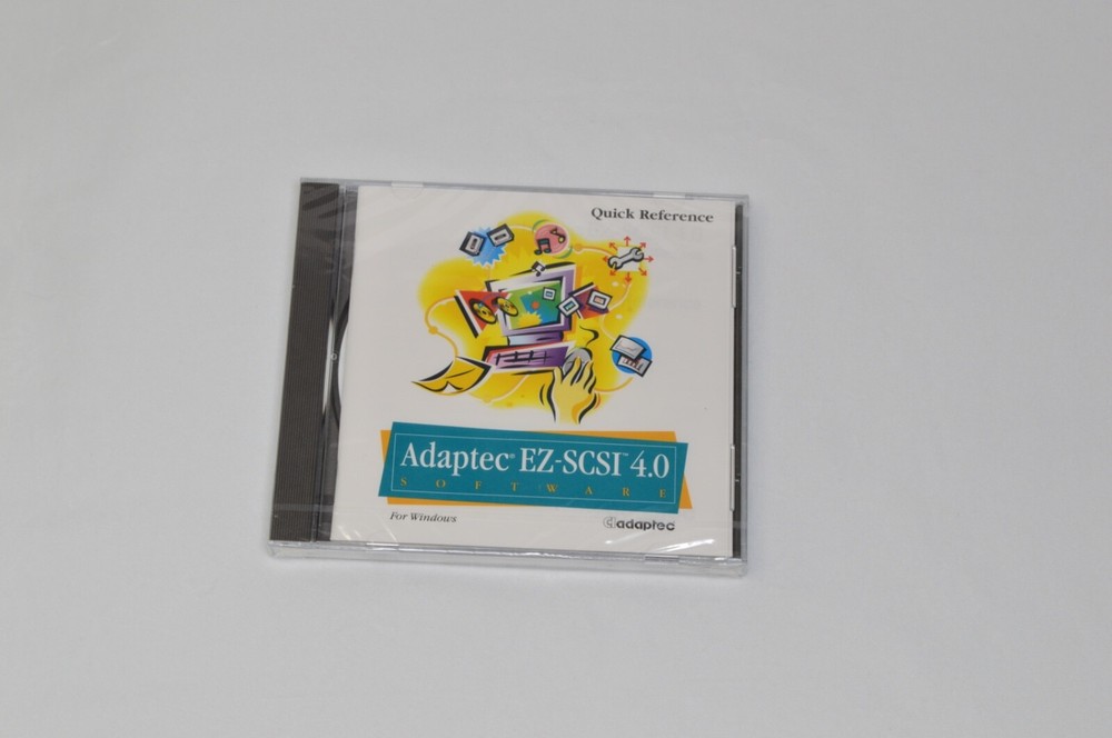 SEALED ADAPTEC EZ-SCSI 4.0 Software for Windows on CD From 1995
