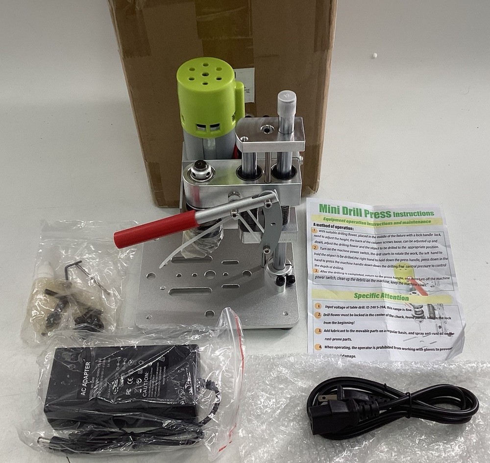 Table Top Mini Drill Press 7 Variable Speeds For Crafts