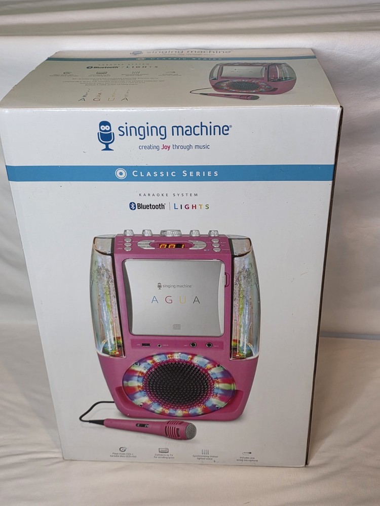 Agua Bluetooth Karaoke Machine w/ Microphone – Singing Speaker System Portable