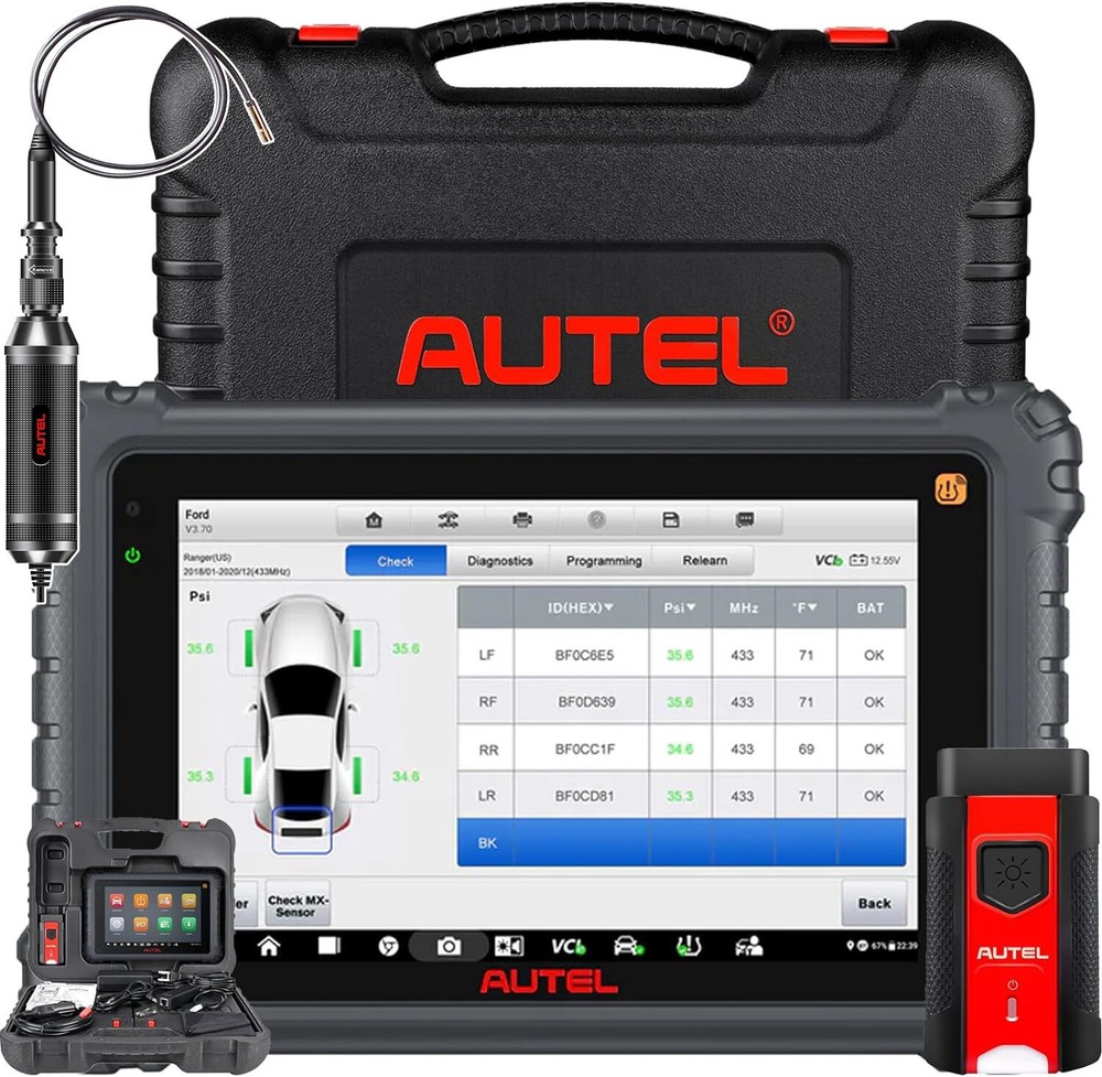 2026 Autel MK906S PRO2-TS Tire Pressure Diagnotics TPMS Programming BLE Sensor