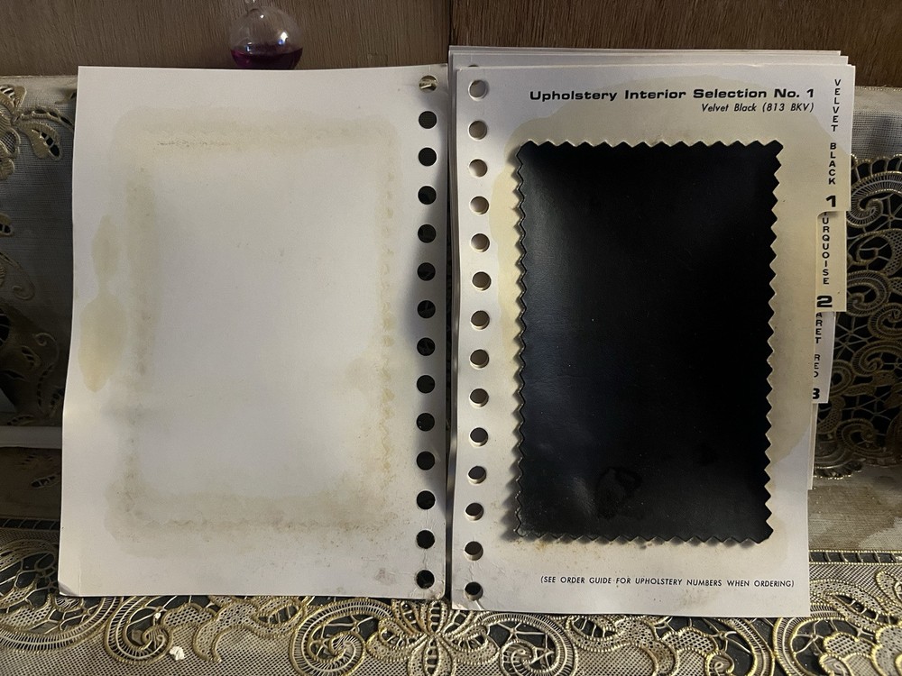 Avanti Interior Upholstery Selections