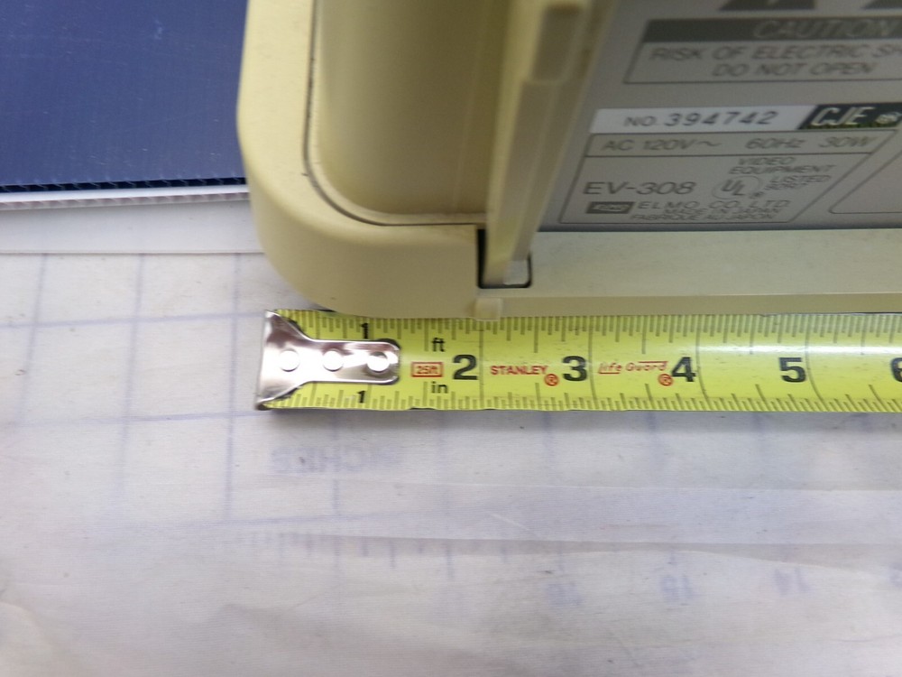 ELMO EV-308 VISUAL PRESENTER MAGNIFIER, DOCUMENT CAMERA